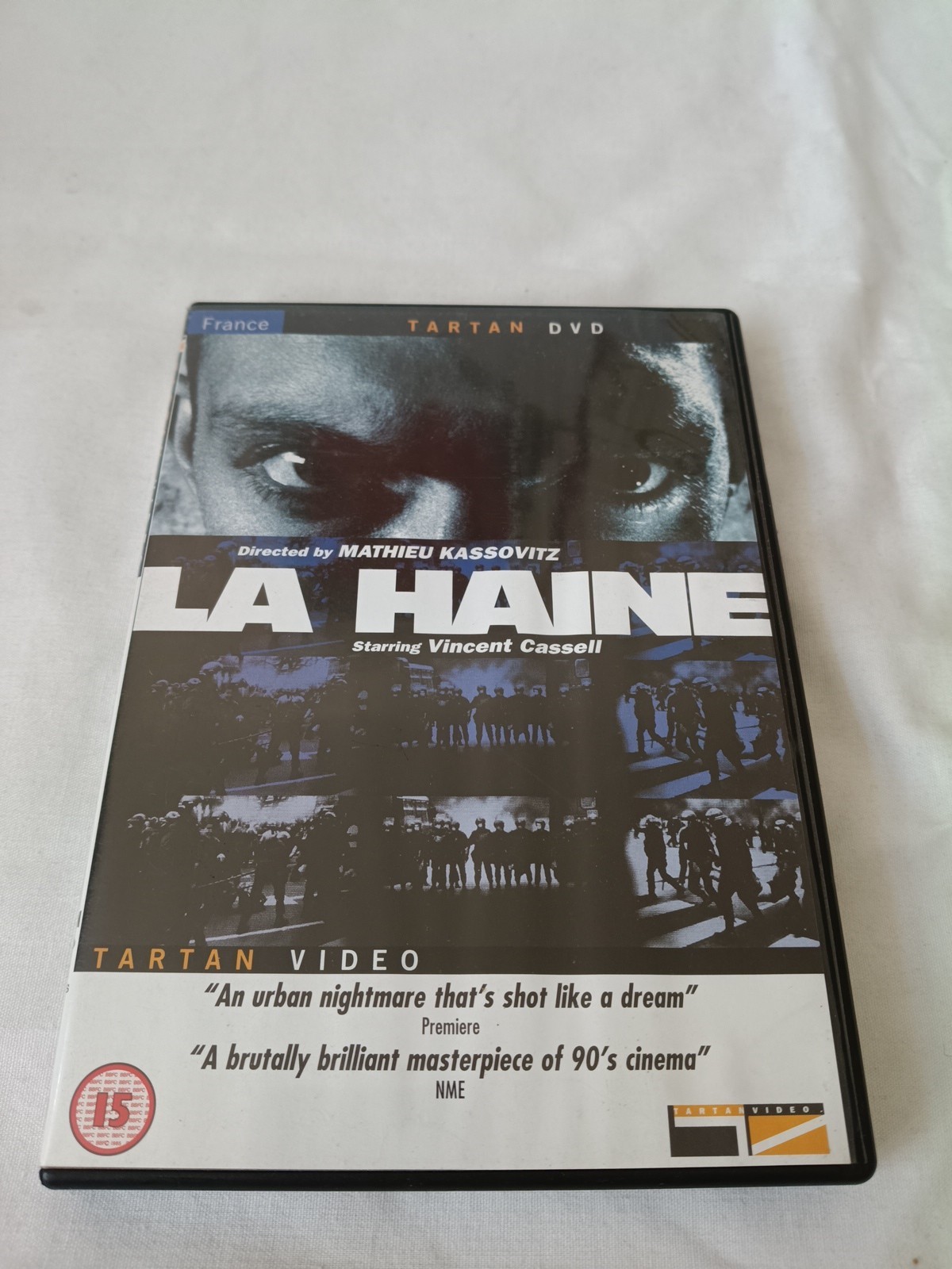 La Haine DVD (2001) Vincent Cassel, Kassovitz (DIR) cert 15 Tartan DVD