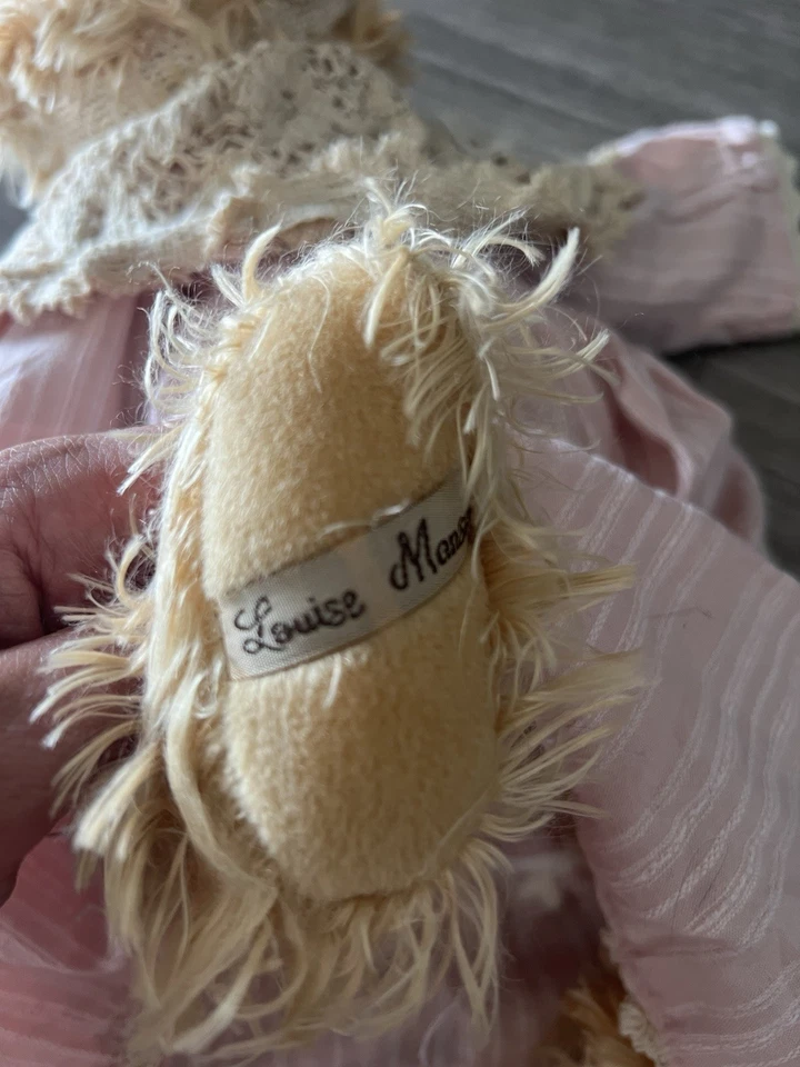 OURS EN PELUCHE DE COLLECTION LOUISE MANSEN 40 CM - Photo 4/4