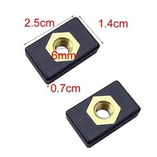Boat Slide Track Nut Accurate Internal Threads Compact Size For Boats For Canoes