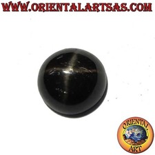 Black Star Diopside Naturale Tonda 9mm Cabochon Asterismo per creazioni di gioi
