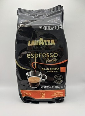 Lavazza Espresso Barista Gran Crema Whole Bean Coffee Medium Roast 2.2lb /T-3