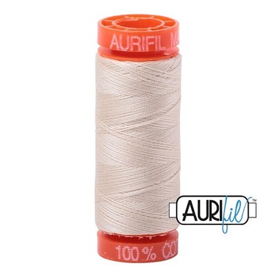 Aurifil 50wt Cotton Small Spool Thread-Light Beige