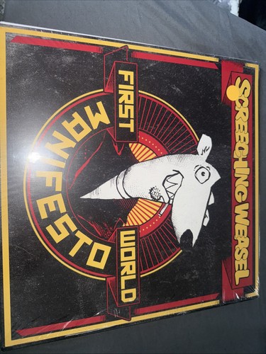 SCREECHING WEASEL : FIRST WORLD MANIFESTO : GOLD Color LP : FAT WRECK CHORDS