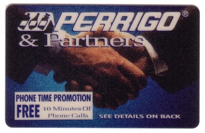 10M Perrigo & Partners Pharmaceuticals Promotion 0/100B SPECIMEN Telefonkarte