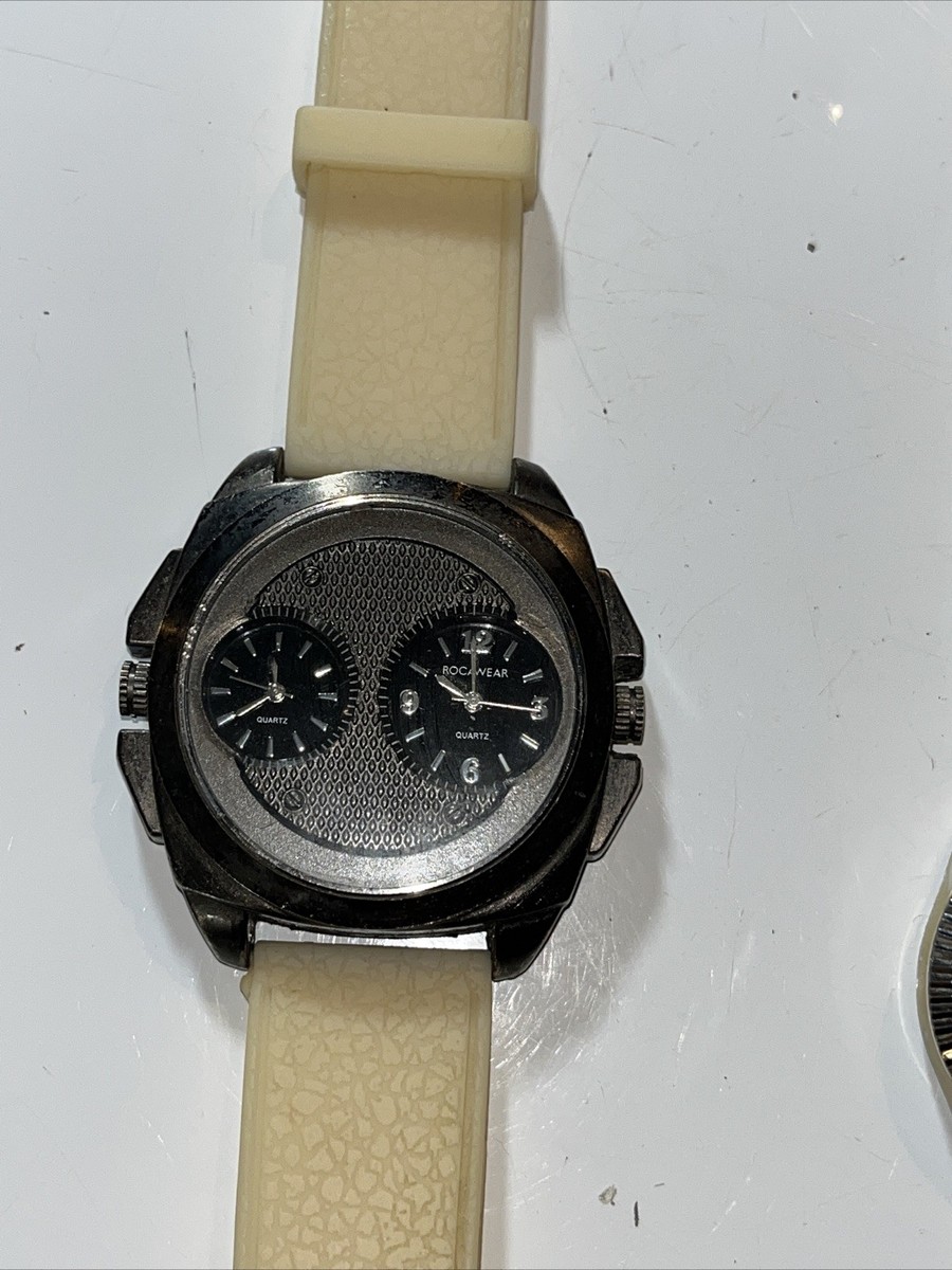 Lot 4 Men’s Fashion Watches Rocawear, ADEXE, Ethan Elite, Quartz Stainless Steel View 2