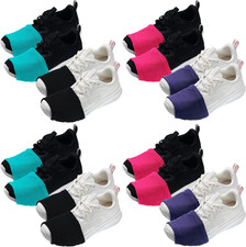 Haysandy 8 Pairs Dance Shoe Covers over Shoes Socks for Dancer Women