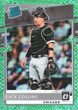 2020 Donruss Optic Baseball Green Dragon #71 Zack Collins RR 34/84
