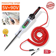 6V 12V 24V Car Circuit Tester Automotive Voltage Probe Pen Light Bulb Test Tool
