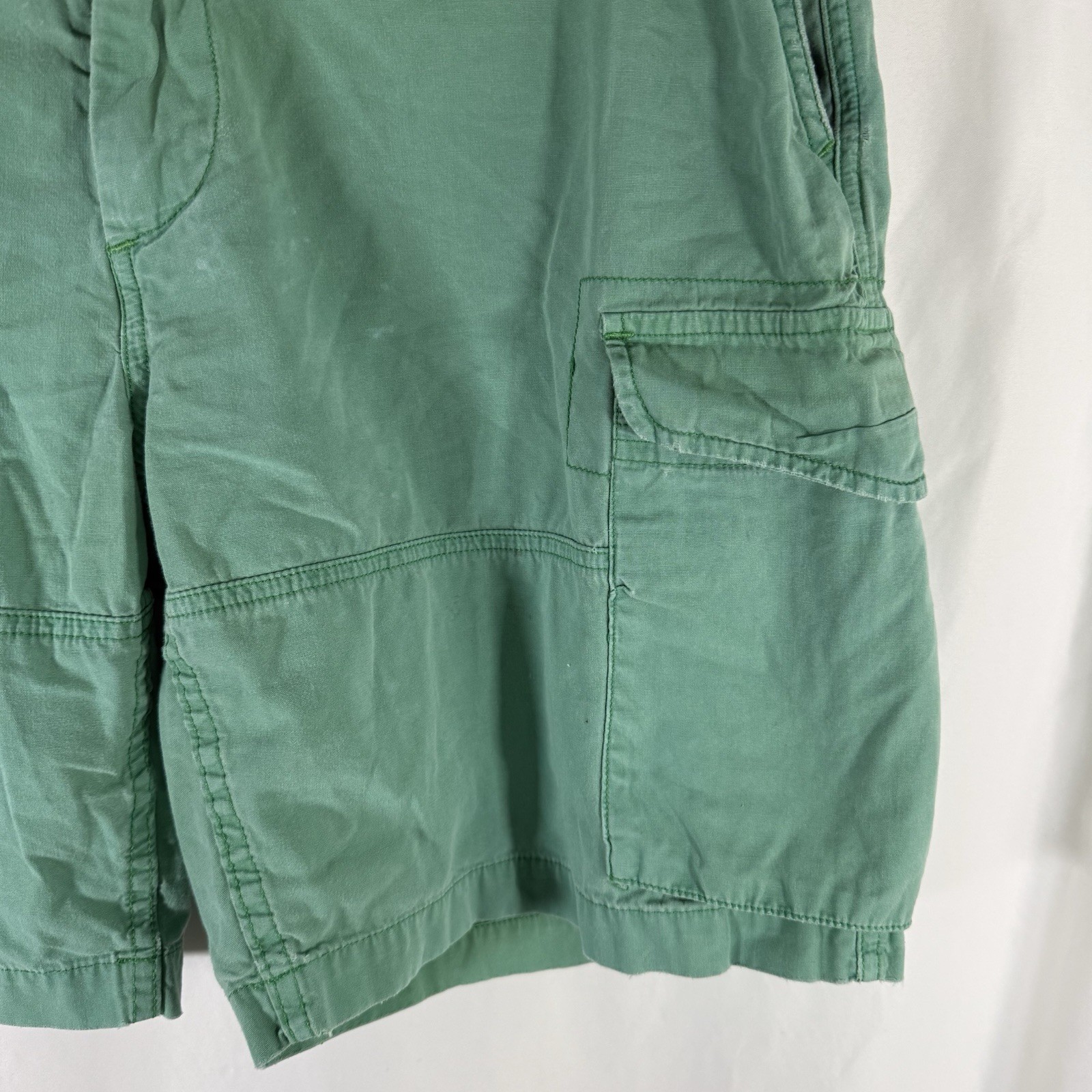 Polo Ralph Lauren Cargo Shorts Women's 38 Green Relaxed Fit 100% Cotton 8.5" In thumbnail 2