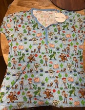Little Sleepies OG Toy Story Women  s Top XL New With Tags Short Sleeve Original