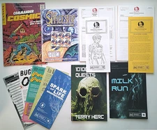 Mothership 1E RPG Trifold Pamphlet & SciFi Supplement Lot - New! See Description
