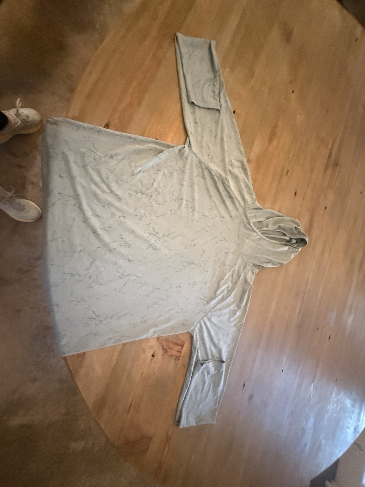 Peter Millar Light Gray Marbled Pullover Hoodie M… - image 2