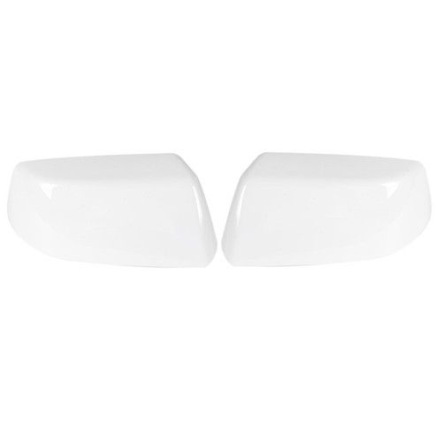 Pair Side Rear Mirror Cover Cap Replacement For 2015-2020 Tahoe Yukon GMC White - Picture 9 of 13