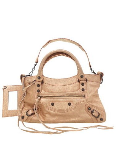 【Excellent】Balenciaga The First 2way Shoulder Bag Hand Bag Leather Pink B7095 - Picture 1 of 9
