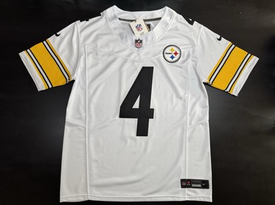 XL DK Metcalf #4 Vapor FUSE Jersey White Elite Quality Pittsburgh Steelers 