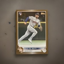 2022 Topps Update Series - Alex De Goti #US29 Gold /2022 (RC)
