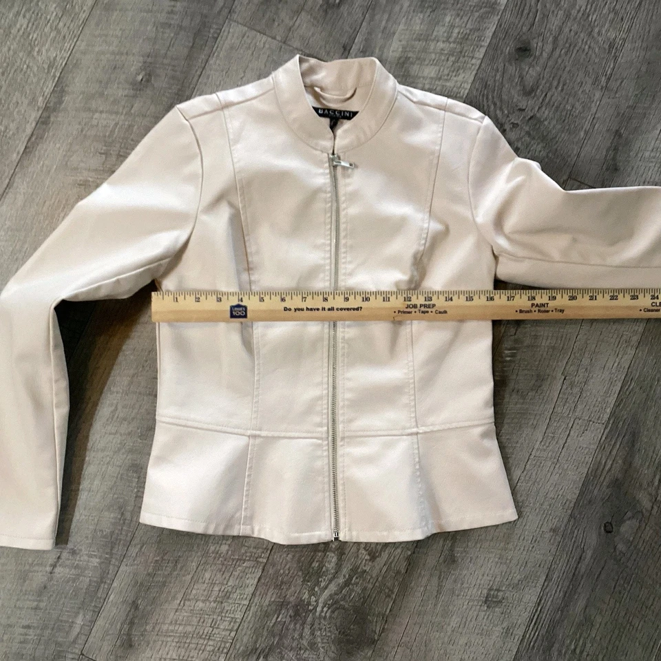 Baccini Size PS Women's Jacket White - Image 4 of 4
