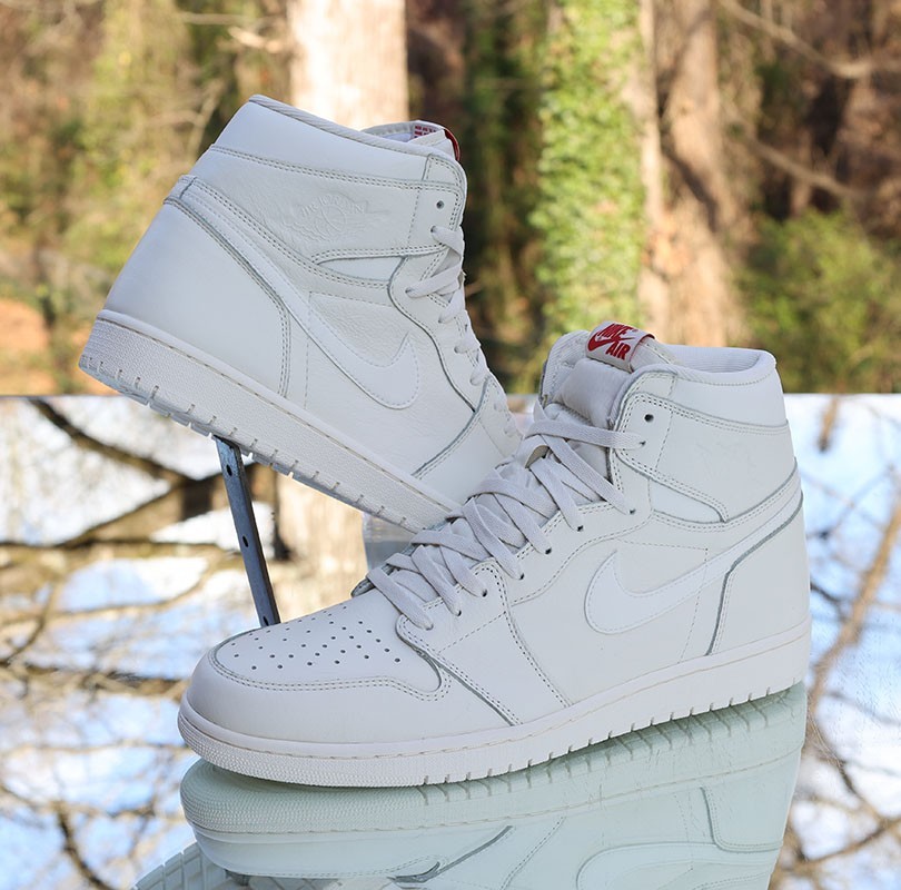 Nike Air Jordan 1 Retro High OG Sail Men's Size 15 White Custom