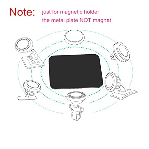 Replacement Metal Plates Set 16 Pack for Magnetic Car Phone Holders, Wall, Ai... - Picture 8 of 8
