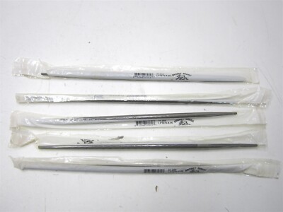 Grobet Swiss (LP1670-8-00) 8 Inch Long 200/00 Precision Round File - Lot of 5