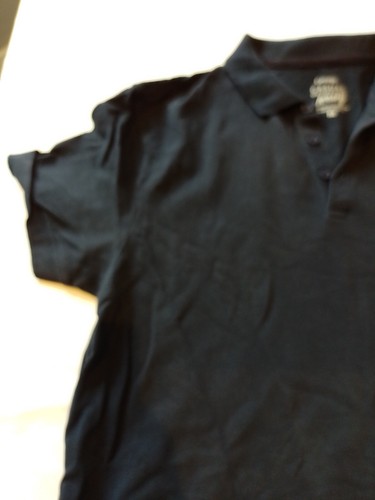 Mens Tshirt George M Collar Short Sleeves Button Up Blue 22169 - Picture 4 of 14