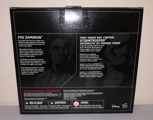 Star Wars Black Series 6 pulgadas Target Exclusivo Poe Dameron y Stromtrooper Paquete de 2 - Imagen 3 de 4