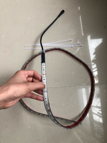 Parts: Only One PC 4FT/1.4M/6.5FT RGB Color Strip Light use for Wheel Rim Lights - Picture 6 of 10
