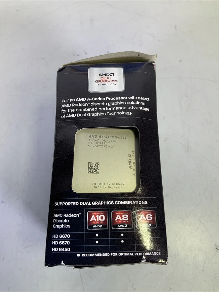 Genuine AMD A6-5400K 3.6GHz 1MB L2 Cache CPU Processor - NG D1B - Image 2 of 4