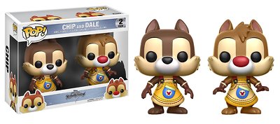Chip And Dale Chap Kingdom Hearts POP! Disney 2-Pack Set Vinyl Figur Funko