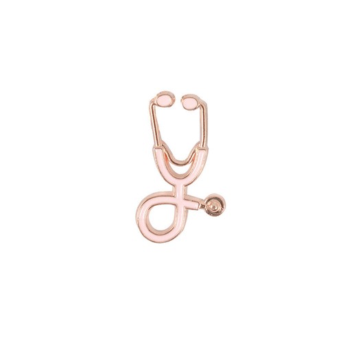 12Colors Brooch Metal Nurse Stethoscope Enamel Pin Jackets Jewelry Button Badge. - Picture 7 of 24