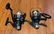 Vintage Okuma Cascade CS-40 Reel Lot of 2 Green