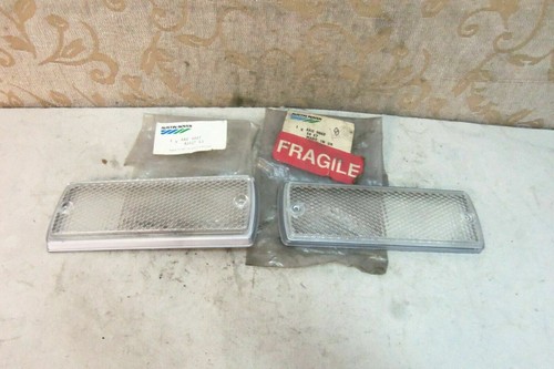 PAIR NOS GENUINE VEGA V47 TRIUMPH TR7 TR8 FRONT INDICATOR SIGNAL LAMP LENSES - 第 1/5 張圖片