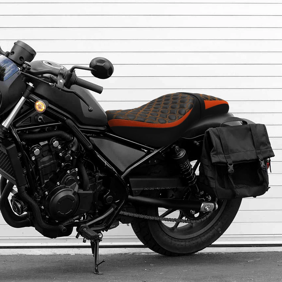 Two-Up Driver & Passenger Seat Fit For Honda Rebel 500 CMX300 CMX500 2017-22 US - Image 3 of 4