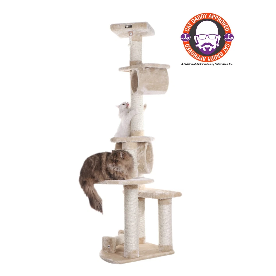 Armarkat Classic real wood Cat Tree Model A7463, Beige - Image 2 of 4