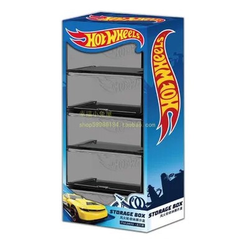 Car Storage Box Diecast 1/64 Vehicles Display Case Matchbox Hot Wheels