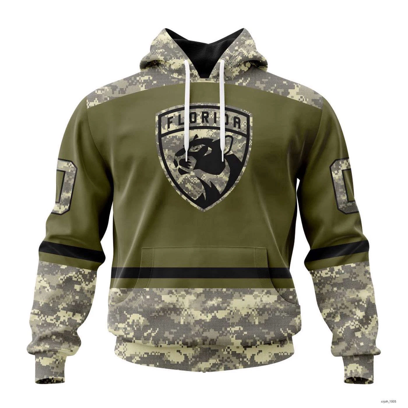 Personalized Florida Panthers Special Military 3D Hoodie
