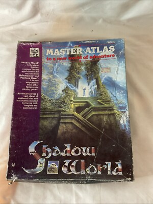 SHADOW WORLD Master Atlas Box Set Map World, Inhabitants Guide 6000 Complete RPG