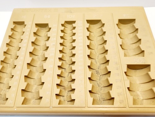 Countex II Coin Tray By MMF Industries Bank Coin Sorter Counting Tray Vintage - Picture 2 of 5