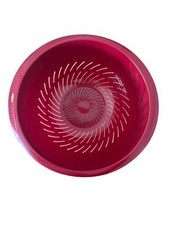 OKT Nudelsieb Abtropfsieb Küchensieb Salatseiher rot Noppengriffe antirutsch