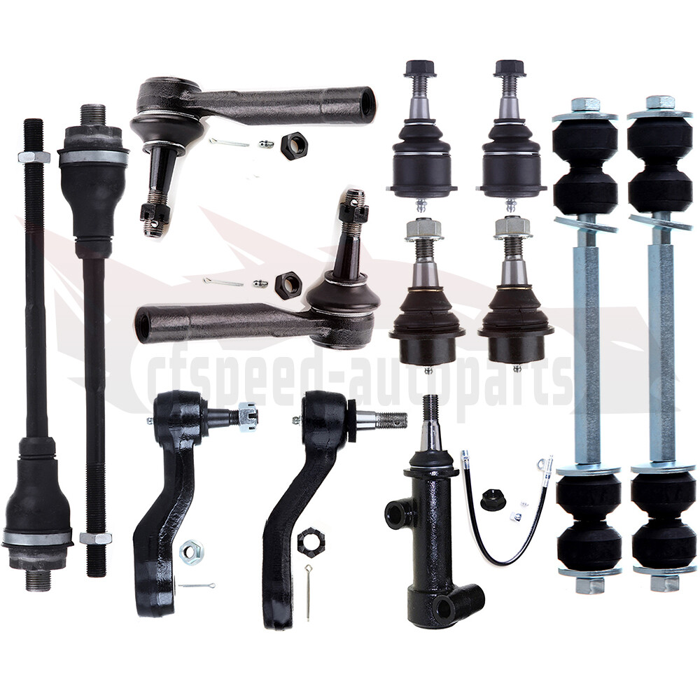 13X Front Ball Joint Tie Rod End for GMC Sierra Chevy Silverado 1500 4WD AWD