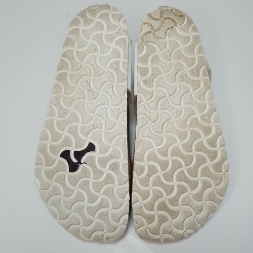 Birkenstock 38 Gizeh Birko-Flor Strap Sandal Size L 7/M 5 White Regular fit - Picture 10 of 11