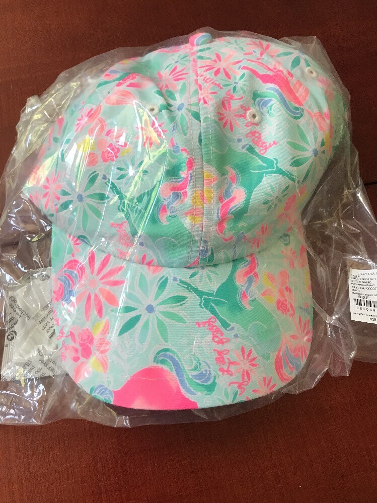 lilly pulitzer baseball hat