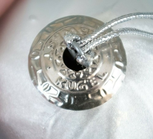 Kugel Midwest Weihnachtsschmuck groß 4,5 Zoll Durchmesser weiß Milchglas Wirbel - Bild 3 von 11
