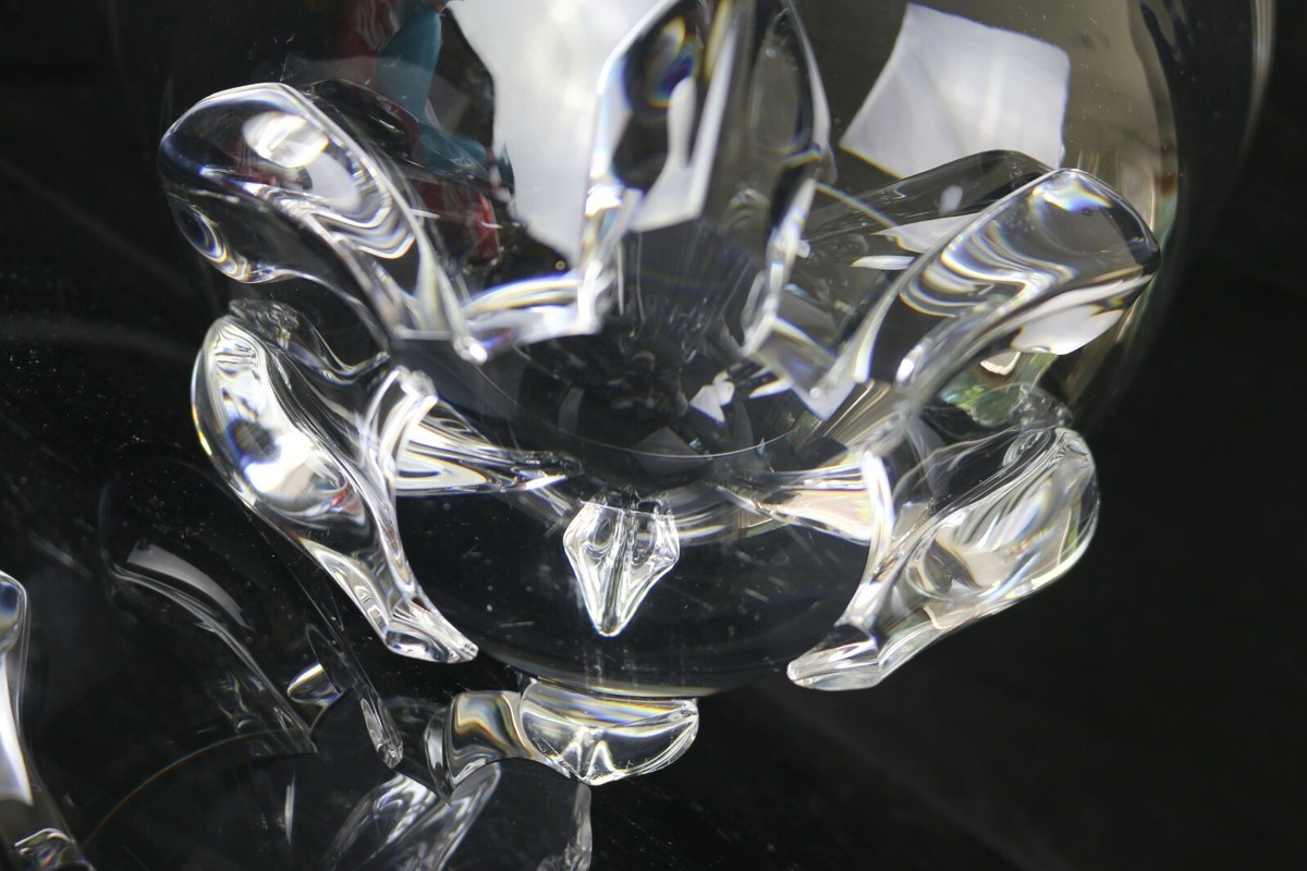 Steuben Galss ディープフラワーボウル 花器 果物鉢 Steuben Galss ディープフラワーボウル 花器 果物鉢