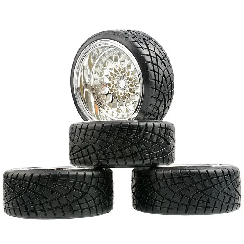 Ruedas de deriva 1:10 RC ruedas de deriva hexagonal de 12 mm y neumáticos para HSP Redcat HPI Tamiya Foto 2 de 4