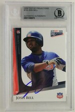Josh Bell Pirates Autographed 2009 Tristar Projections #134 ROOKIE Card BAS