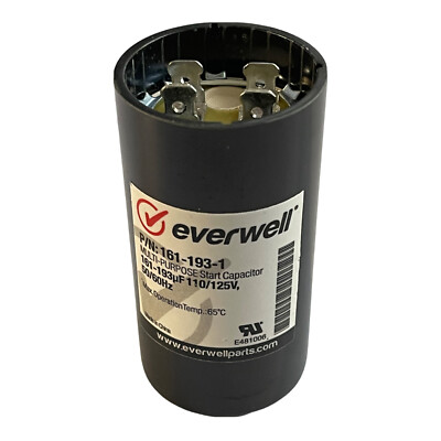 Titan Pro TSMJ161 Motor Start Capacitor - 161-193 MFD / 165 VAC For HVAC & Motors 8 thumbnail image