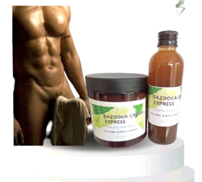 Huile Bazooka Express Pour Agrandissement Du Pénis - 200ml, Formulation Française, Livraison Gratuite