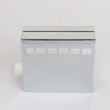 US Chrome Square Battery Side Top Cover Kit For Harley Sportster Super Glide FXE