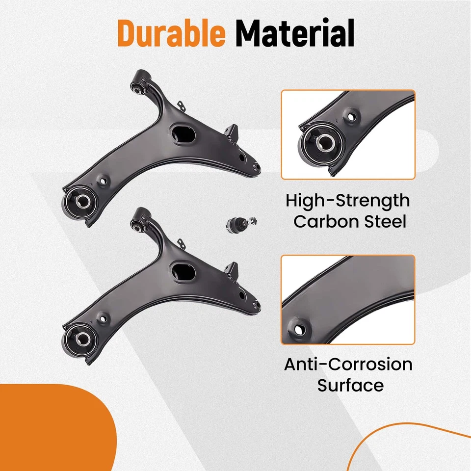 Par de brazos de control inferiores delanteros para Subaru Impreza 2011-2014 Forester 2009-2013 Foto 3 de 4